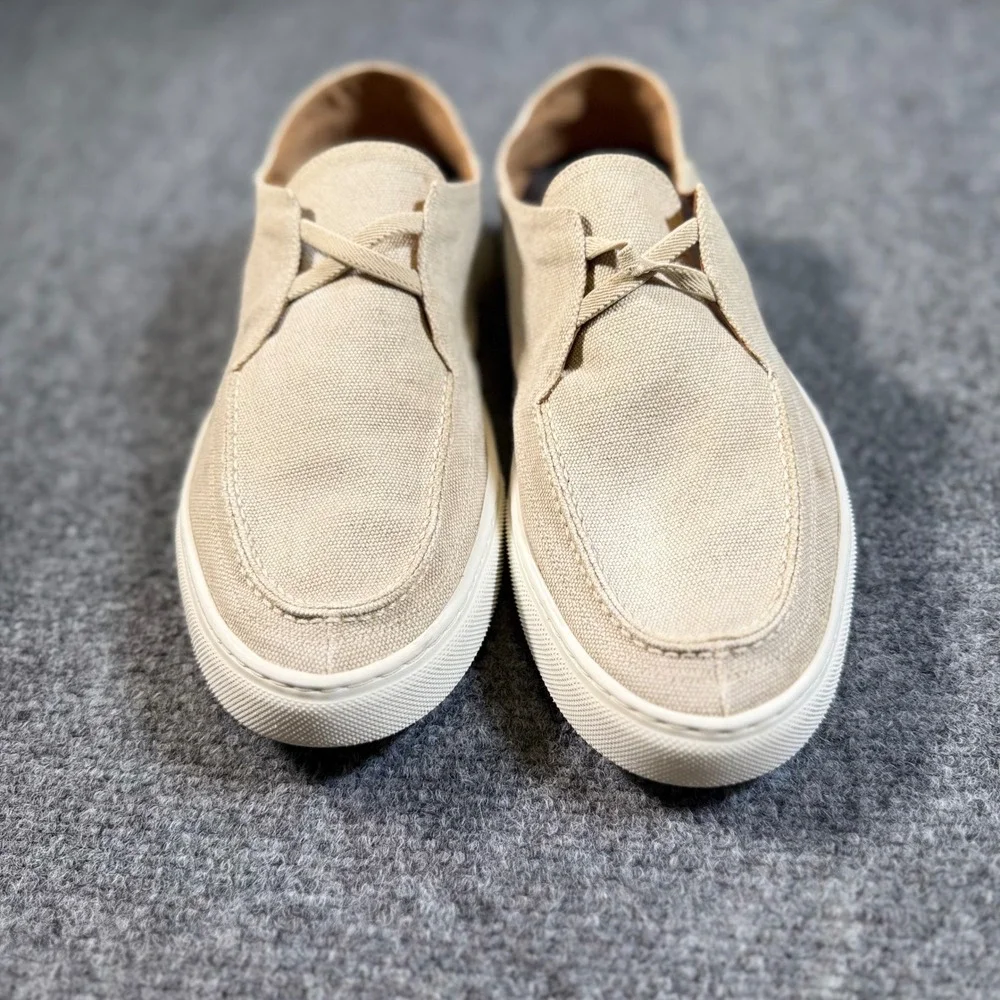 Peter Millar Seaside Breeze Canvas Slip On Sneakers Men's Size 10